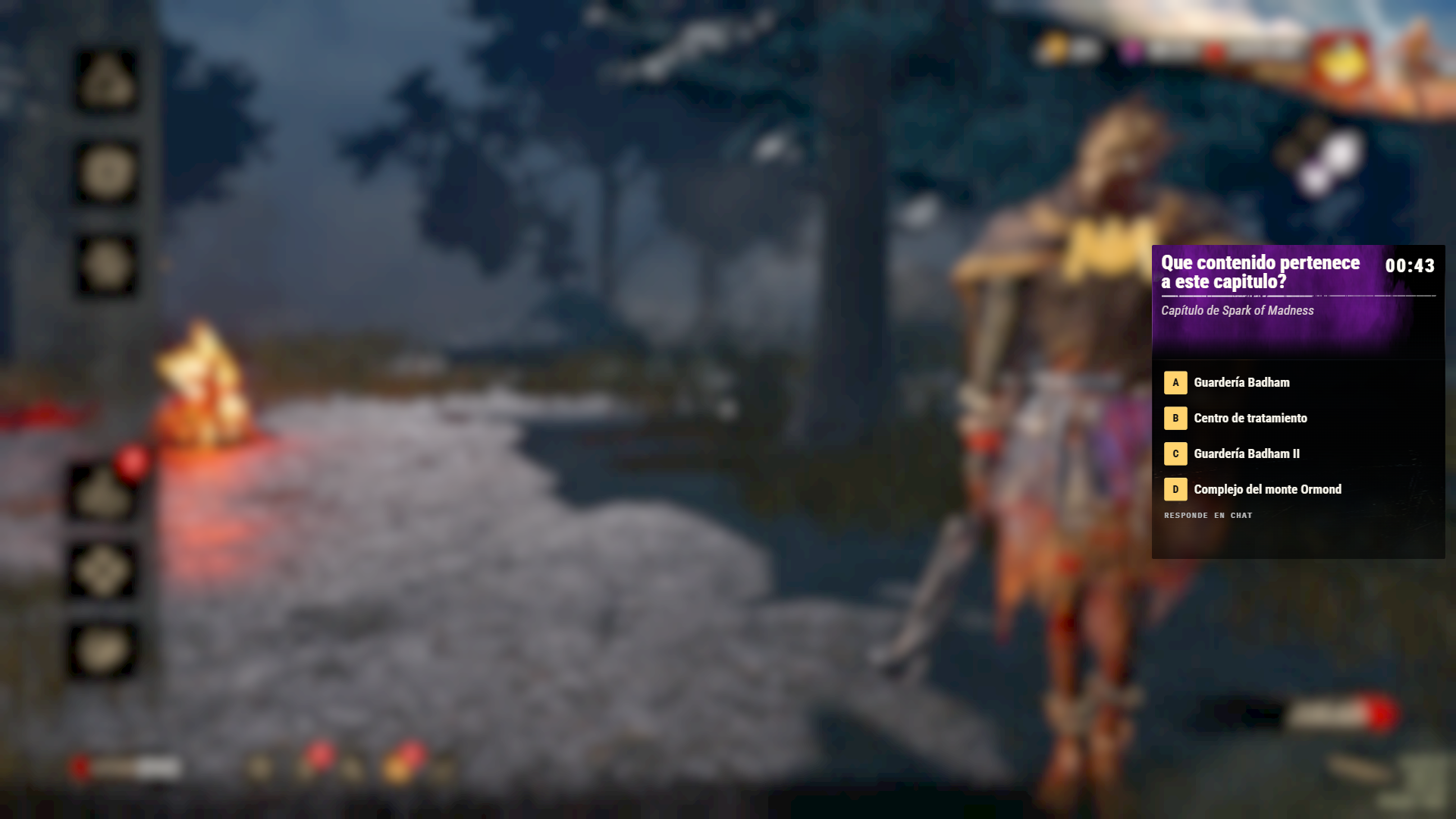 Dead by Daylight trivia stream overlay preview